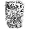 Tatuaje de espalda completa con jugo de hierbas del Rey Dragón Enojado, resistente al agua, de larga duración, con sensación avanzada, semipermanente, de simulación, para chica atractiva.
