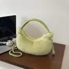 Bolso de Felpa Suelto Lindo Estilo Nuevo Otoño 2026 para Mujer, Bolso de Hombro Cruzado de Moda Nicho, Bolso Casual para Viajar