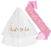 Set de Velos Románticos Europeos y Americanos con Tirantes para Hombro Esencial para Fiesta de Boda Novia por Ser Cinta para Planchar el Velo