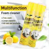 Limpiador multifuncional de espuma para interiores de coche cocina hogar fuerte descontaminación multi-eliminación de aceite limpieza limpieza descontaminación