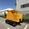 Nueva trituradora de piedra tipo oruga HTJC510, trituradora de mandíbula móvil, máquina trituradora para ingeniería de canteras
