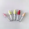 Tubo de Gloss Labial Petg Totalmente Transparente Tubo de Brilho Labial Novo Tubo de Gloss Labial Material de Embalagem Material de Embalagem de Cosméticos Fornecedor