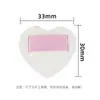 Algodón de azúcar con forma de corazón, cojín de aire, sensación de aire, pequeño, portátil, colorido, brillante, moderno, apto para la piel, sedoso, suave, no deja polvos