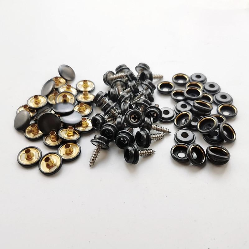 25套螺丝大白扣黑古铜色2
