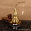 Calabazas de cobre adornos al por mayor latón abierto chisme colgante de calabaza de la suerte decoración para el hogar y la oficina regalos artesanales