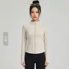 Chamarra de Fitness y Yoga Weiman Forrada de Polar Otoño e Invierno, Ropa Deportiva con Cierre, Top Deportivo de Manga Larga Slim-Fit con Cuello Alto