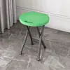 Taburete Plegable, Taburete Portátil para el Hogar para Cambiarse los Zapatos, Taburete de Mesa de Café, Silla de Mesa de Comedor, Taburete de Baño, Soporte Metálico Multifuncional de Almacenamiento en la Puerta