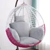 Almofada de assento para cesta suspensa, almofada de balanço para cadeira suspensa, almofada para cadeira de balanço de rattan, almofada de assento integrada espessa, transfronteiriça, almofada de assento removível e lavável