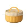 Lonchera Aislada para Trabajadores de Oficina Lonchera Portátil con Tapa Tazón para Sopa Simple Caja para Sopa Lonchera para Horno de Microondas Cubeta