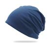 Gorro de Cor Sólida Estilo Novo Transfronteiriço, Chapéu Pulôver Popular de Camada Dupla, Chapéu Fino Pós-Parto, Chapéu para Clima Frio Atacado