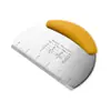 Raspador de Acero Inoxidable Transfronterizo con Escala, Cortador de Masa, Cortador de Harina Semicircular, Herramienta para Hornear, Cortador de Masa, Cortador de Pastel de Precisión