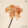 Clivia artificial de PU de alta calidad con 4 cabezas, decoración vintage inspirada en Zen para el hogar y el hotel, arreglo de flores artificiales, clivia