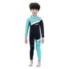 Traje de Buceo para Niños, Traje de Baño de una Pieza con Bloques de Color y Mangas Largas para Hombres y Mujeres, Snorkel, Surf, Traje para Medusas, Buceo Libre Estilo Húmedo
