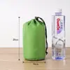 Lona de Tres Compartimentos Poliéster Exterior Primeros Auxilios Saco de Dormir Tienda de Campaña Almacenamiento Portátil Cordón de Nylon Bolsa de Empaque con Cordón