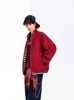 Chamarra Reversible de Comercio Exterior Transfronterizo para Hombre Chaqueta de Primavera para Hombre Tendencia Juvenil Cuello Solapa Ropa Exterior Estilo Tendencia de Hong Kong