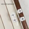 Accesorios para decoración de uñas con circonita brillante, lujo ligero, alta gama, versátiles, diamante redondo con perlas, decoraciones de uñas con diamantes apilados terminadas