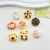 Comida de Simulación de Dibujos Animados Juguete Serie Galleta Panda DIY Accesorios de Resina Pegamento Crema Pegatina para Refrigerador Horquilla Diadema Joyería