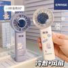 Compresa de Hielo Mini Ventilador de Mano Refrigeración por Semiconductor Exterior Pequeño Portátil Acondicionador de Aire Portátil Carga Nuevo Modelo