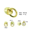 Anillo de Tirador para Tarro de Cerámica, Asa para Tarro de Té, Muebles Clásicos Chinos, Anillo de Tirador con Agujero Oculto, Accesorios para Cajas de Regalo