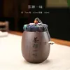 Latas de Té de Arena Púrpura Zhu Ni Pequeñas Portátiles Chinas Selladas a Prueba de Humedad para Almacenamiento Doméstico de Té Pu'er Blanco para Regalo Al por Mayor
