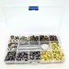 Ponto Transfronteiriço 120 Conjuntos de 12,5 mm 633 Quatro Botões Mais Conjunto de Ferramentas de Instalação Botão de Metal Tipo Push Fivela Oculta