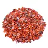 Venta al por mayor En stock Ágata Roja del Sur Piedra Triturada Cristal Crudo Acuario Maceta Cama Paisajismo Piedra Decorativa Aromaterapia Piedra de Cristal