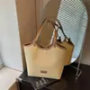 Bolsa casual de grande capacidade para axila feminina, nova bolsa de praia estilo férias de verão 2026, bolsa de ombro única bolsa tote