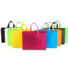 Bolsa não tecida bolsa tote LOGO bolsa de proteção ambiental impressão bolsa de compras publicitária em branco pronta entrega impressão urgente