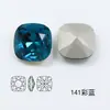 Rhinestones Cuadrados de Uñas Dongzhou de 16 mm, Coloridos Cuadrados y Redondos de Rhinestones de Uñas Artísticas DIY de Moda, Decoraciones Cuadradas de Uñas Artísticas al por Mayor