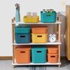Caja de Almacenamiento Macaron de Color Baño Dormitorio Cosmético Juguete Caja de Almacenamiento a Prueba de Polvo Cesta de Fijación de Artículos Varios de Cinco Piezas
