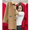 Nuevos Abrigos de Lana Otoño e Invierno para Mujeres, de Mediana Edad y Mayores, de Corte Holgado, Tallas Grandes, de Gama Alta, Abrigos de Lana Versátiles