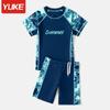 Traje de baño para niños, tallas pequeñas, medianas y grandes, de una pieza, 2023, nuevo, de manga corta y larga, con protector solar y secado rápido.