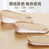 Plantilla invisible para aumentar la altura para mujer, Silicona de alta elasticidad, Súper suave, No fatigante, Media plantilla elevadora de pie, Plantilla interior transpirable y cómoda para aumentar la altura para hombre