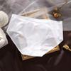Calcinha de Renda Transparente com Recorte de Coração em Cetim para Mulheres Forro 100% Algodão Respirável Cintura Média-Baixa Cobertura do Quadril Calcinhas Seamless para Meninas