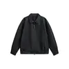 Yidao Vintage 2026 Otoño Nuevo Chaqueta de Mezclilla Retro Americana de Gama Alta con Doble Cremallera, Color Original y Cuello de Solapa