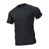 Camiseta de Seda Gelada de Manga Curta para Homem Verão 2026 Camiseta de Secagem Rápida de Verão Cor Pura Fresca Casual Solta Manga Meia Mão Proteção Solar