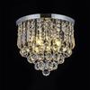Cross-border LED Cristal Estilo Simples Quarto Corredor Luz Away Pequeno Lustre Estilo Americano Luz Luxo Preto Luz Hall Luz