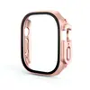 Adequado para nova capa Apple Watch iwatch Ultra 49mm capa protetora PC + película temperada capa integrada com spray