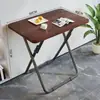 Mesa dobrável simples, modelo novo para refeições em casas pequenas, mesa portátil para uso externo para montar barracas, mesa quadrada comercial