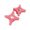 Fabricante 56mm-M8M10 Rojo Ecológico Plástico de Nylon Perilla Agujero Pasante Perilla de Plástico Perilla de Ajuste