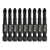 Conjunto de Brocas para Parafusadeira Elétrica, 10 Peças Brocas Helicoidais com Haste Hexagonal, Brocas Magnéticas Resistentes a Impacto, Soquetes Magnéticos