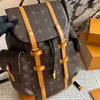 Mochila para Hombre Moda Trendy Estampada Casual Gran Capacidad Nuevo Estilo Computadora Bolsa Escolar Mochila de Viaje Dropshipping