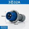 Conector de plugue de aviação IP67 Plugue industrial Soquete 16A / 32A Plugue de encaixe à prova d'água industrial 3/4/5 Núcleo
