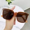 Estilo coreano grande armação óculos de sol moda feminina moda g cara grande slim m internet celebrante mesmo estilo óculos de sol óculos de condução óculos de sol