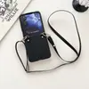 Estilo Ins Adequado para Capa de Celular Xiaomi Mix Flip, Nova Capa Protetora Dobrável com Textura de Couro, Desenho Animado Mickey Minimalista