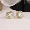 Novas joias de ouvido femininas da moda, requintadas, elegantes, de alta qualidade, atacado, zircônia cravejada com diamantes super brilhantes, brincos adoráveis