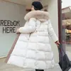 Abrigo de Algodón con Plumas para Mujer Invierno 2026 Estilo Nuevo Largo Por Encima de la Rodilla Estilo Coreano Holgado Grueso Chaqueta de Algodón Tendencia