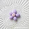 Accesorios de flores de resina para bricolaje, forma de hongo, flor de cinco pétalos, girasol, accesorios para el cabello para niños, zapatos hechos a mano, calcetines, materiales de joyería