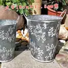 Macetas de Hierro Estilo Japonés para Jardines Exteriores, Maceteros Vintage para Decoración de Patio, Macetas para Balcón, Artículos Decorativos