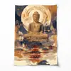 Pintura Thangka de Guanyin Buda para Decoración de Estudio y Sala de Estar, Pintura Thangka Transfronteriza, Lienzo Decorativo sin Marco, Directo del Fabricante